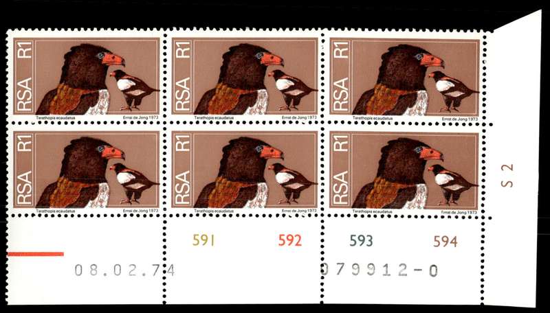 RSA 1974/02/08 2nd Definitive issue R1 Control Blocks