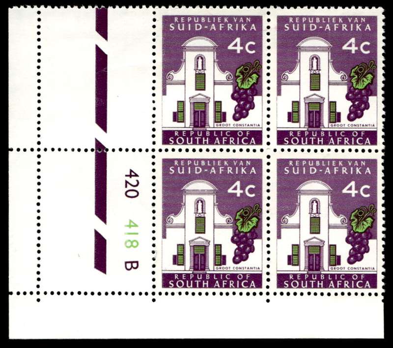 RSA 1971/03/01 Definitive Issue 4c Cyl. No 420 418B