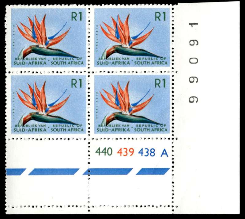 RSA 1971/03 Definitive Issue R1 Cyl. No 440 439 438A Control Blocks