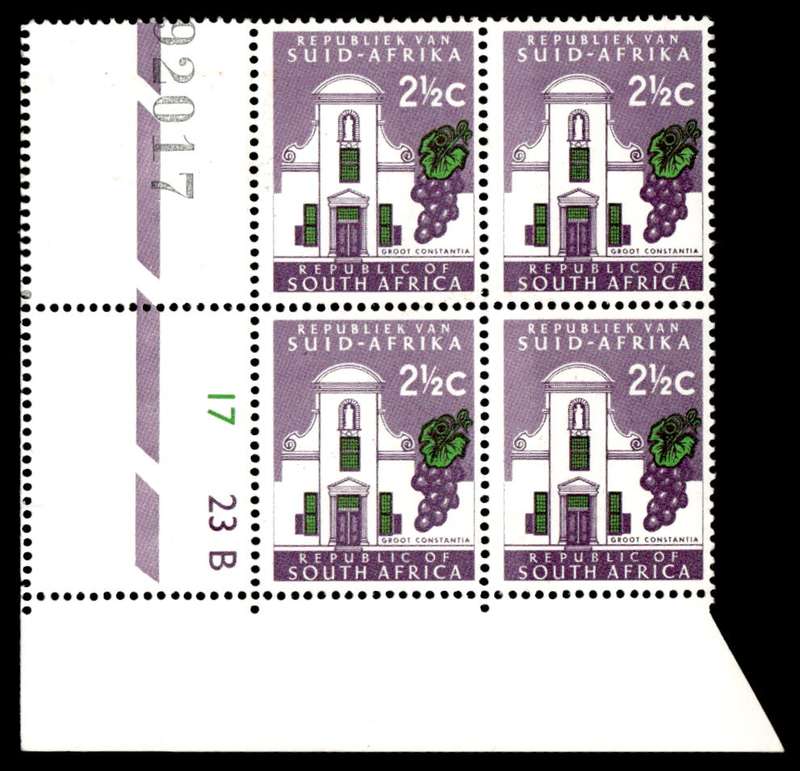 RSA 1967/07/06 Definitive Issue 2½c Cyl. No 17 23B *Wmk. Facing right