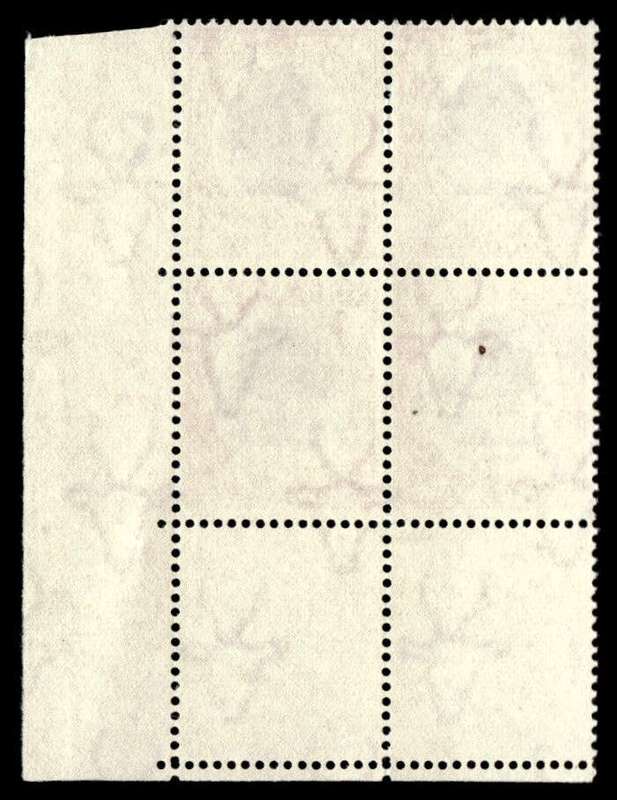 RSA 1951 Definitive Issue 6d Cyl. No 32 85  Wmk Springbok Head