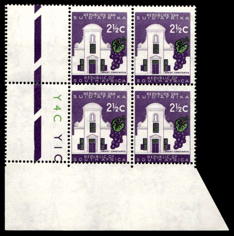RSA 1961/05 Definitive Issue 2½c Cyl. Y4C Y1C *Wmk CoA