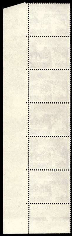 RSA 1962/09 Definitive Issue 50c Cyl. No 70 54 No Wmk. Black Sheet No 6 stamps