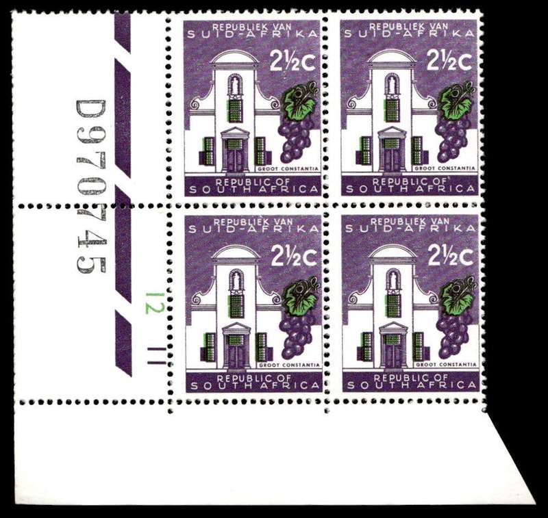 RSA 1963/10 Definitive Issue 2½c Cyl. No 12 11D *Wmk R.S.A.