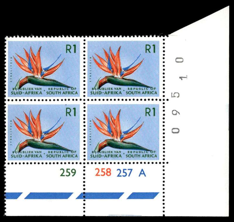 RSA 1968/06 Definitive Issue R1 Cyl. No 259 258 257A Control Blocks