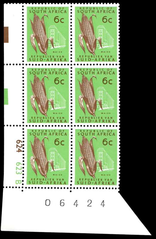 RSA 1974/07/22 Definitive Issue 6c Cyl. No 624 623B