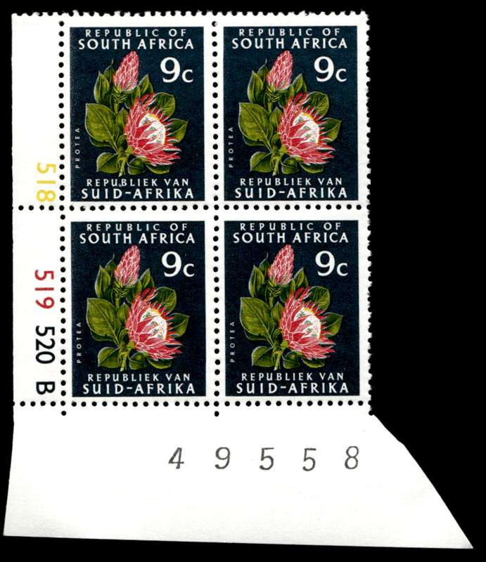 RSA 1973/06 Definitive Issue 9c Cyl. No 518 519 520B