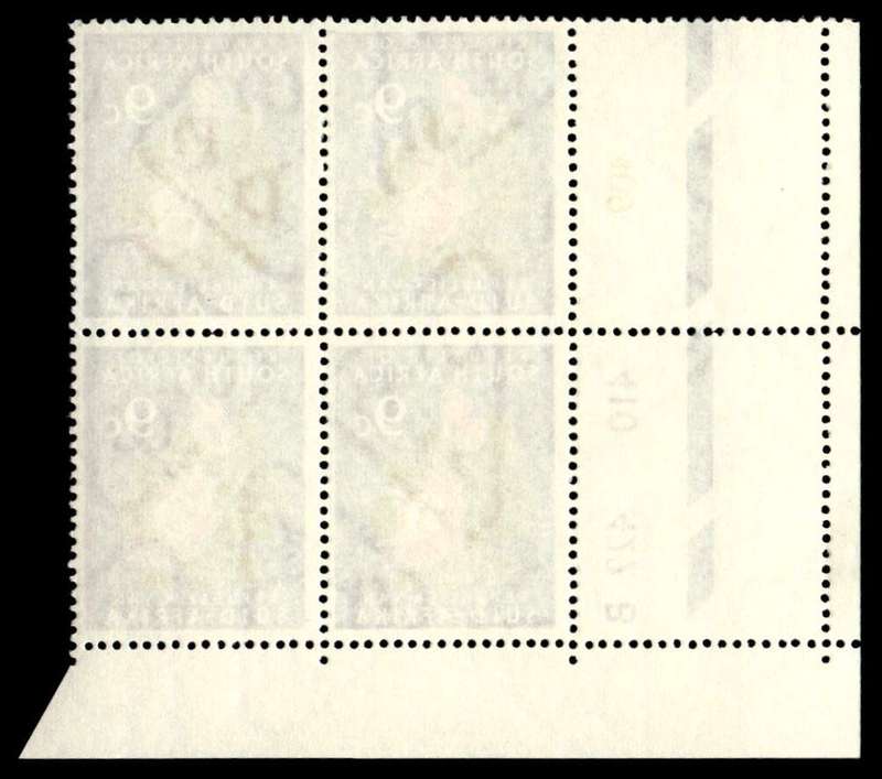 RSA 1972/03 Definitive Issue 9c Cyl. No 409 410 422B