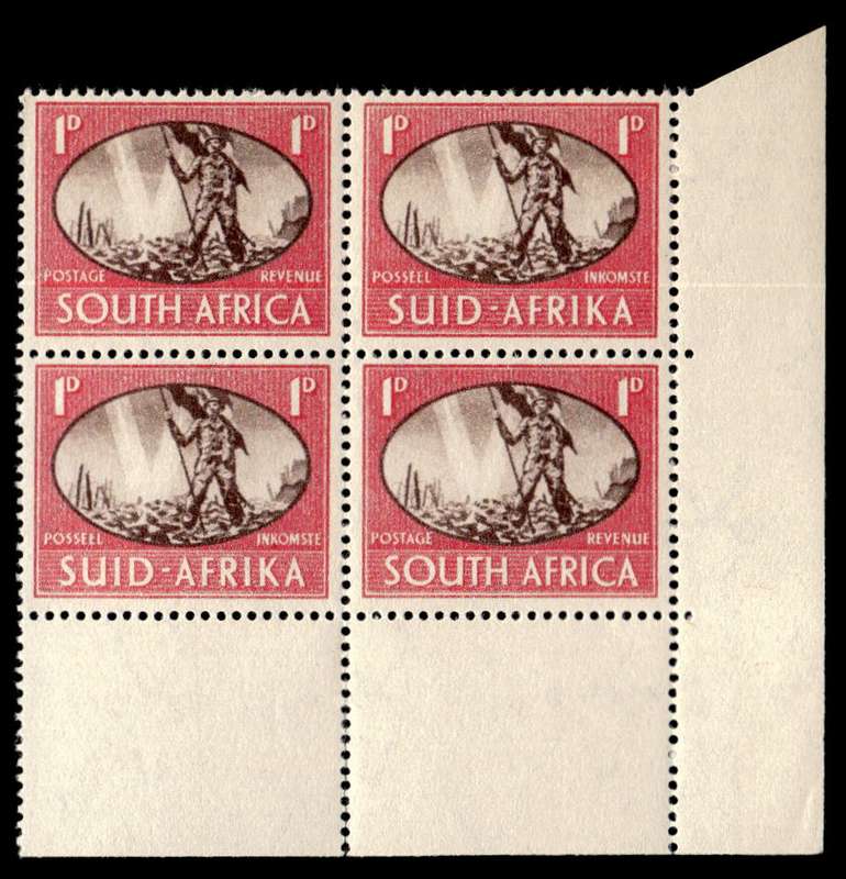 RSA 1945/12/03 Victory issue - Victory 1d Wmk MSH