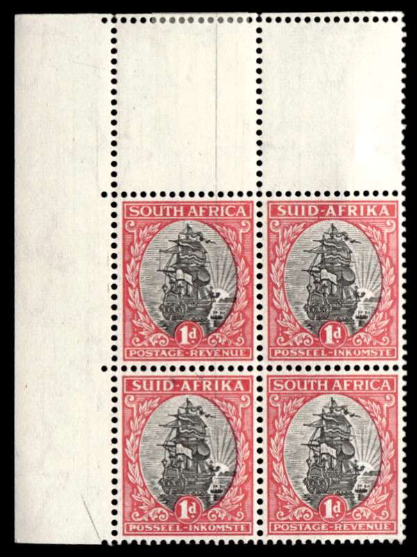 RSA 1950/09/01 Definitive Issue "Suid-Afrika" 1d Wmk MSH