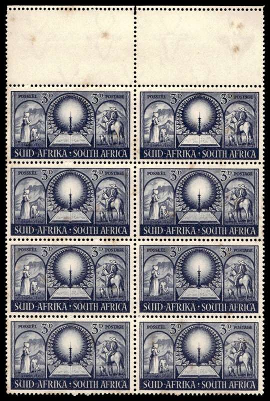 RSA 1949/12/01 Inauguration of Voortrekker Monument 3d Voortrekkers, bible & candle Wmk MSH