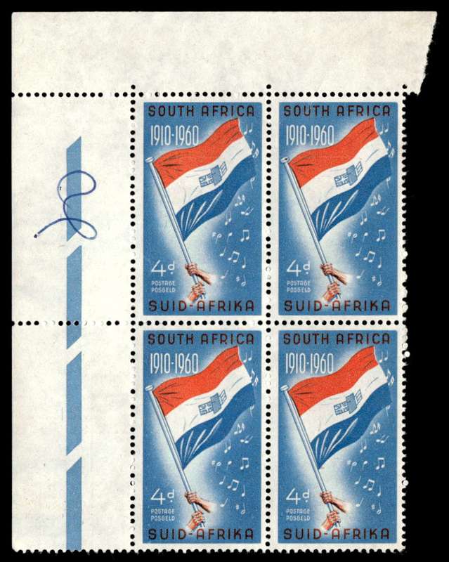 RSA 1960/05/02 50th Anniversary of Union of South Africa 4d Wmk COA