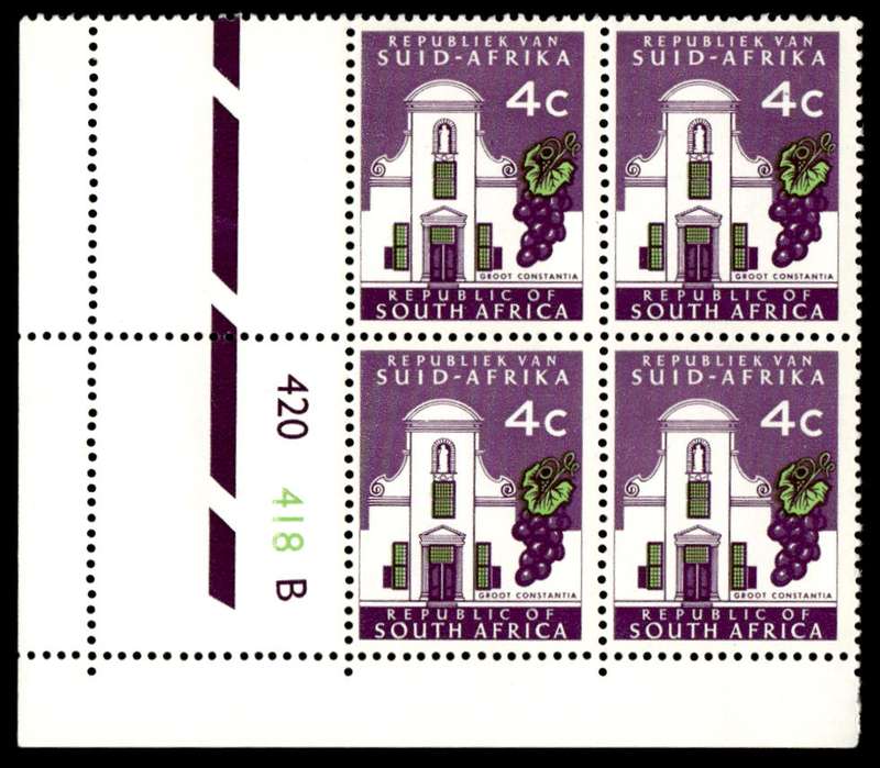 RSA 1971/03/01 Definitive Issue 4c Cyl. No 420 418B (H3)