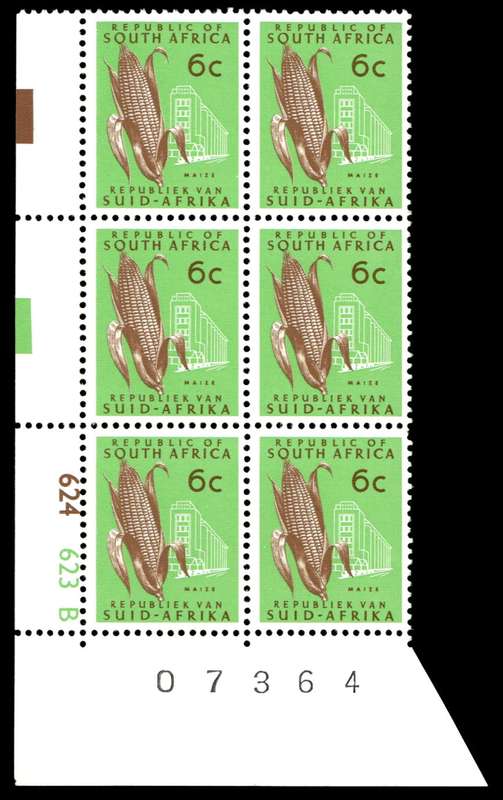 RSA 1974/09/04 Definitive Issue 6c Cyl. No 624 623B