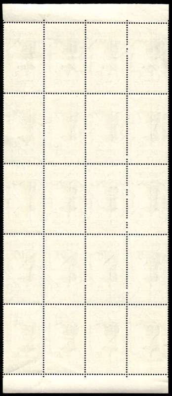 RSA 1965/10/21 Tercentenary of Dutch Reformed Church 2½c *20 stamps Arrow block