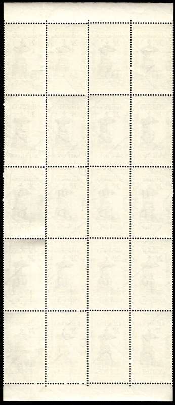 RSA 1965/10/21 Tercentenary of Dutch Reformed Church 2½c *20 stamps Arrow block