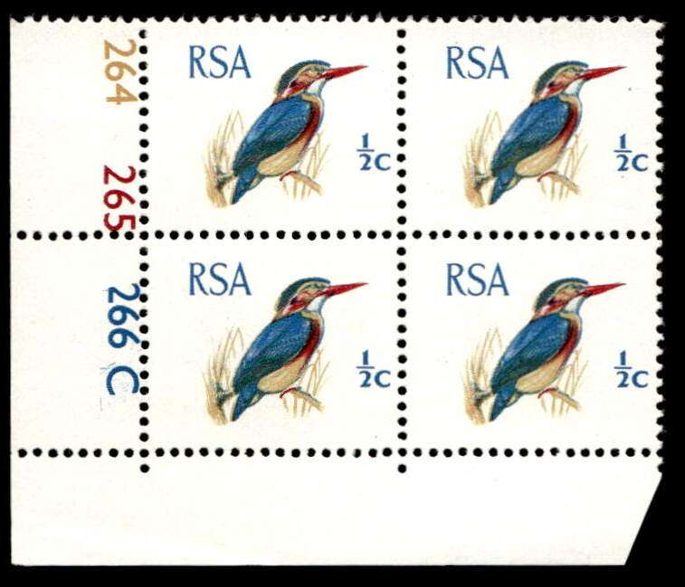 RSA 1969/02 New Design of ½c Cyl No 264 265 266C