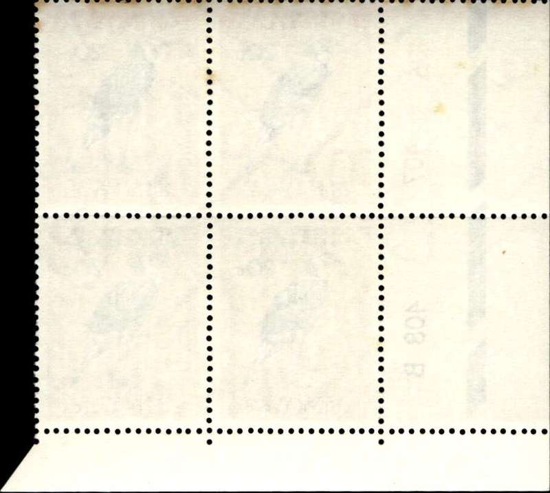 RSA 1971/11 Definitive Issue 20c Cyl. No 406 407 408B