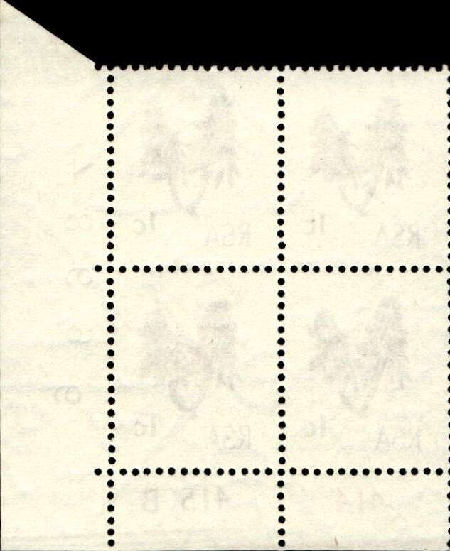RSA 1969/01 New Design of 1c Cyl No 414 415B