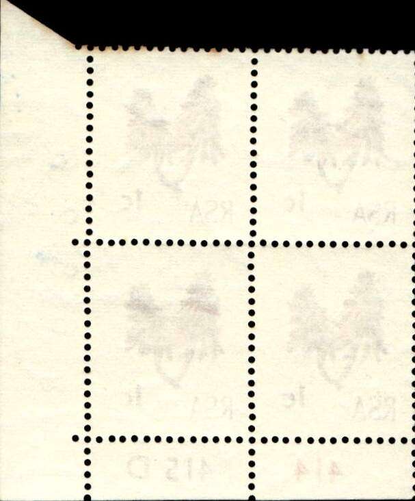 RSA 1969/01 New Design of 1c Cyl No 414 415D