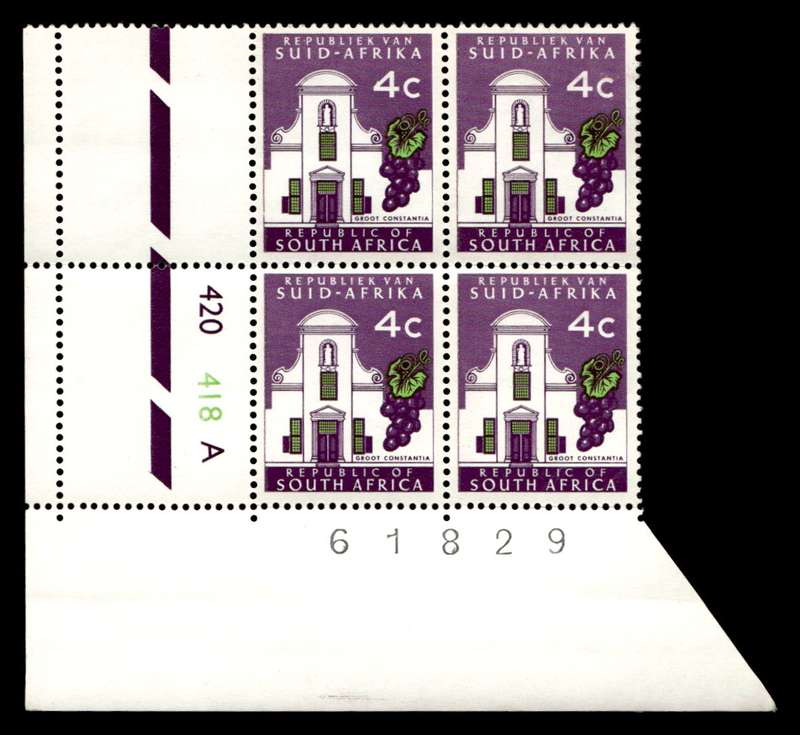 RSA 1971/03/01 Definitive issue 4c Cyl No 420 418A (H3)