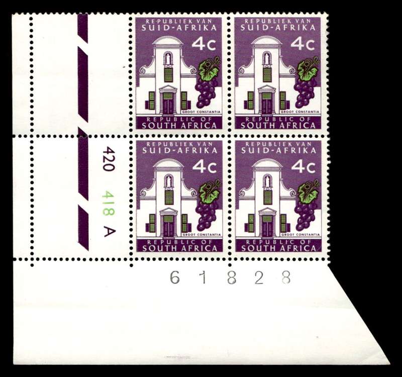 RSA 1971/03/01 Definitive issue 4c Cyl No 420 418A (H3)