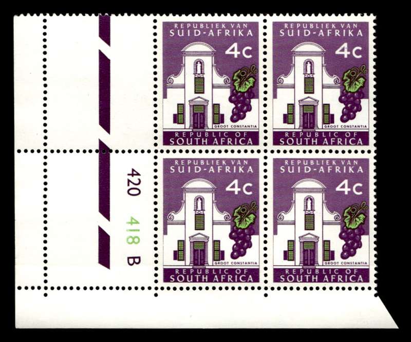 RSA 1971/03/01 Definitive issue 4c Cyl No 420 418B (H3)