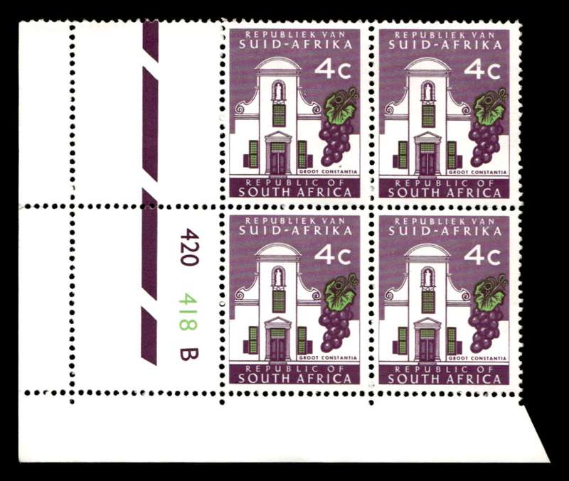 RSA 1971/03/01 Definitive issue 4c Cyl No 420 418B