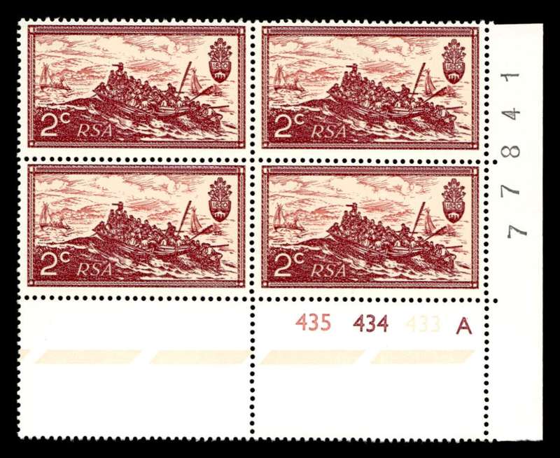 RSA 1971/05/31 10th Anniversary of the Republic of S.A. Cyl No 2c 435 434 433A