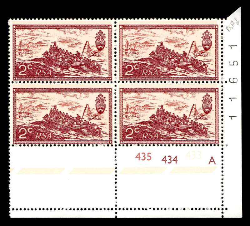 RSA 1971/05/31 10th Anniversary of the Republic of S.A. Cyl No 2c 435 434 433A
