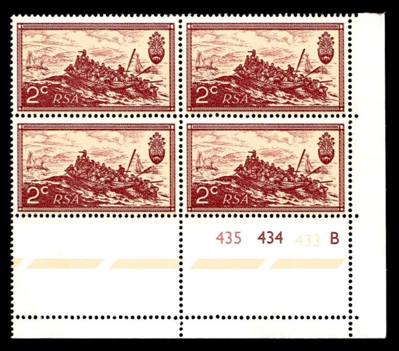 RSA 1971/05/31 10th Anniversary of the Republic of S.A. Cyl No 2c 435 434 433B