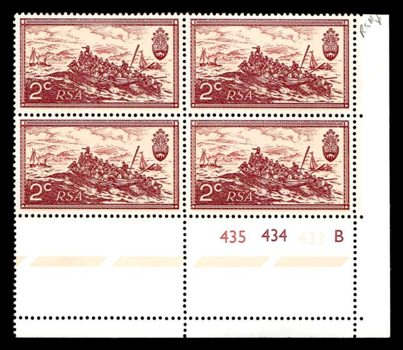 RSA 1971/05/31 10th Anniversary of the Republic of S.A. Cyl No 2c 435 434 433B