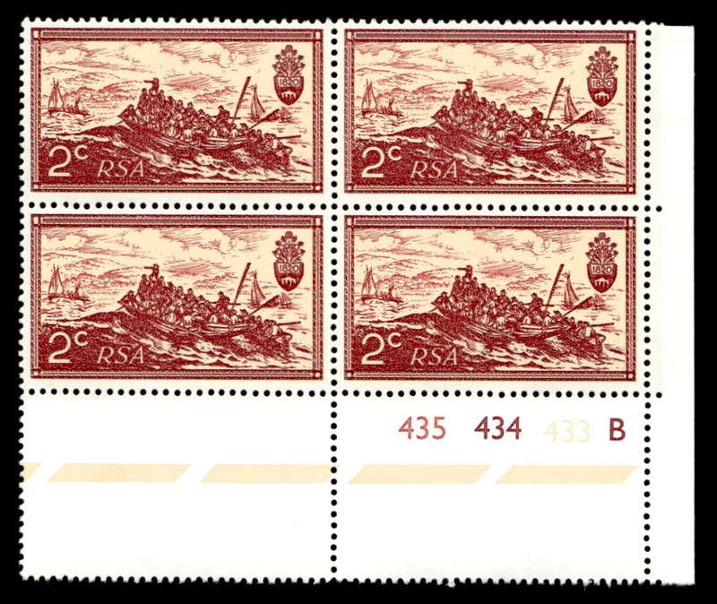 RSA 1971/05/31 10th Anniversary of the Republic of S.A. Cyl No 2c 435 434 433B