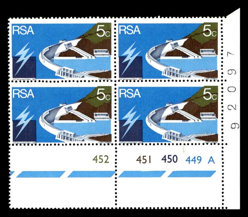 RSA 1972/03/04 Opening of Hendrik Verwoerd Dam 5c Cyl No 452 451 450 449A