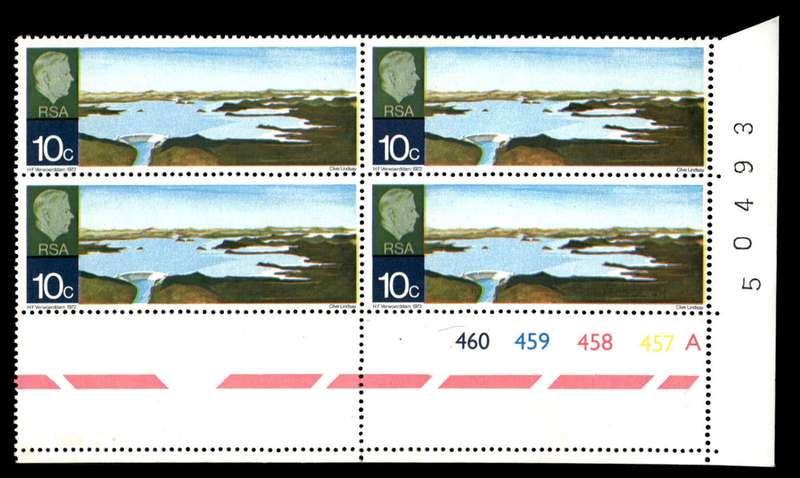 RSA 1972/03/04 Opening of Hendrik Verwoerd Dam 10c Cyl No 460 459 458 457A