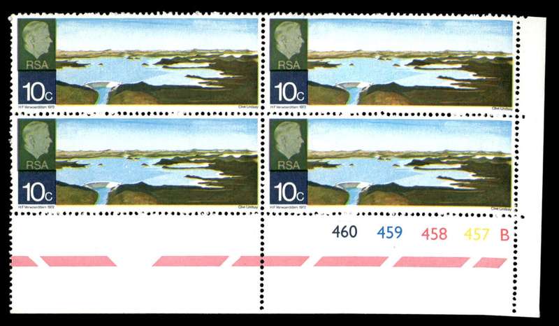 RSA 1972/03/04 Opening of Hendrik Verwoerd Dam 10c Cyl No 460 459 458 457B