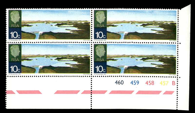 RSA 1972/03/04 Opening of Hendrik Verwoerd Dam 10c Cyl No 460 459 458 457B