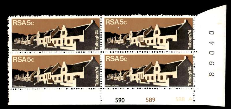 RSA 1974/03/14 Restoration of Tulbagh 5c Cyl No 590 589 588A