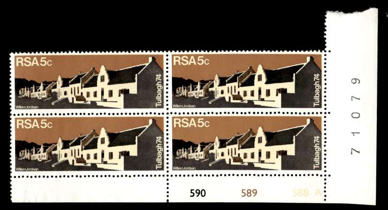 RSA 1974/03/14 Restoration of Tulbagh 5c Cyl No 590 589 588A