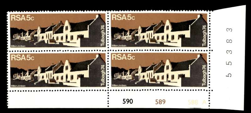 RSA 1974/03/14 Restoration of Tulbagh 5c Cyl No 590 589 588A