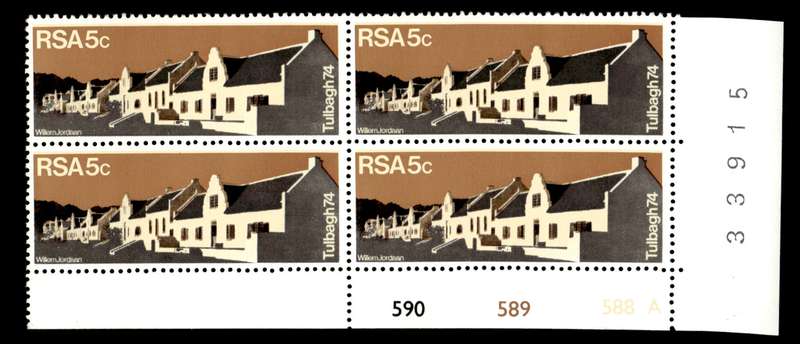 RSA 1974/03/14 Restoration of Tulbagh 5c Cyl No 590 589 588A