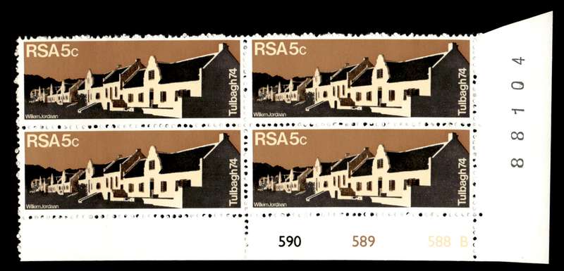 RSA 1974/03/14 Restoration of Tulbagh 5c Cyl No 590 589 588B