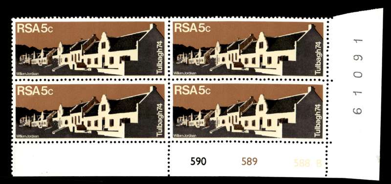 RSA 1974/03/14 Restoration of Tulbagh 5c Cyl No 590 589 588B