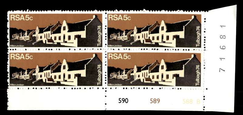 RSA 1974/03/14 Restoration of Tulbagh 5c Cyl No 590 589 588B