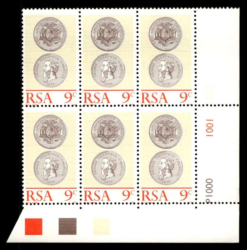 RSA 1974/04/06 5th Numismatic convention and centenary of Burgerspond Control Blocks