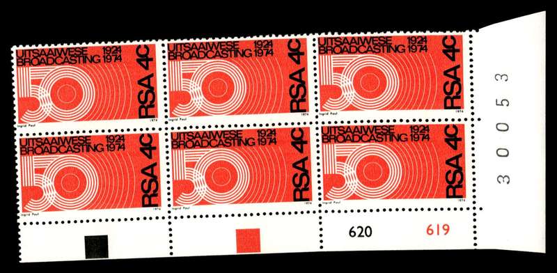 RSA 1974/07/13 50th Anniversary of Broadcasting in S.A. Control Blocks