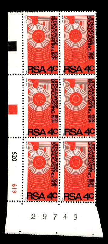 RSA 1974/07/13 50th Anniversary of Broadcasting in S.A. Control Blocks