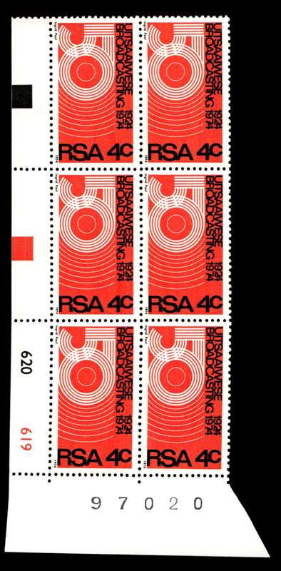 RSA 1974/07/13 50th Anniversary of Broadcasting in S.A. Control Blocks