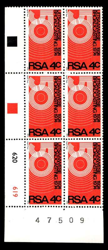 RSA 1974/07/13 50th Anniversary of Broadcasting in S.A. Control Blocks