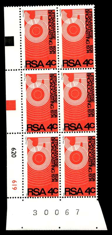 RSA 1974/07/13 50th Anniversary of Broadcasting in S.A. Control Blocks